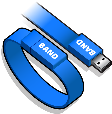 Band Style USB Drives