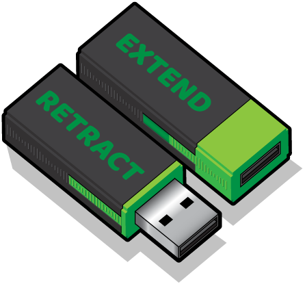 Retractor USB Styles