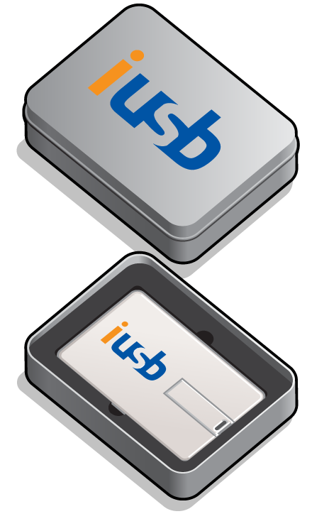 Printed Promotional USBs in Tin box